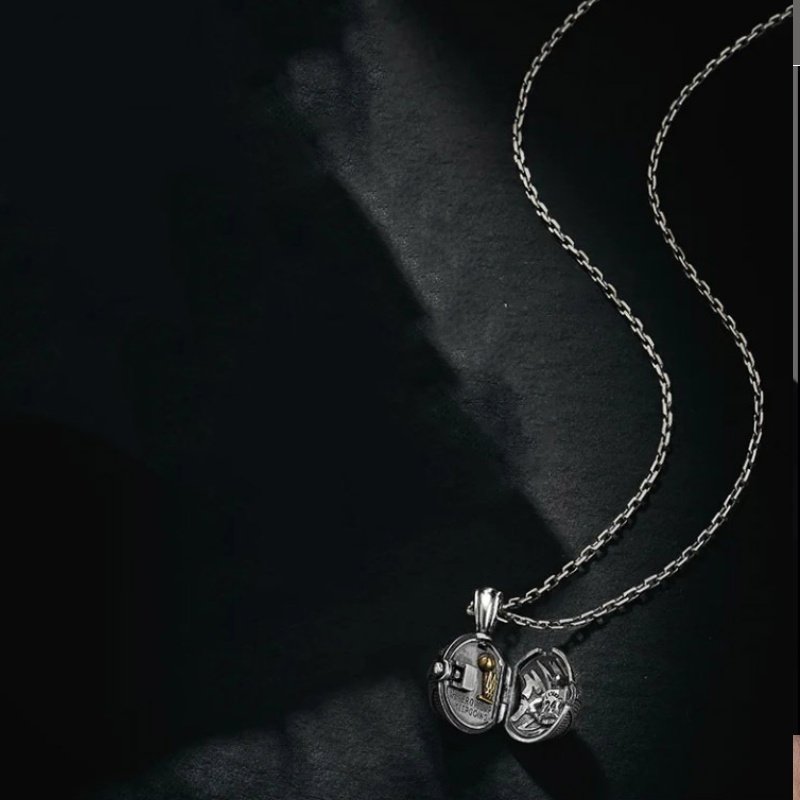 Openable Basketball Pendant With Championship Trophy Kobe Necklace - Image 3
