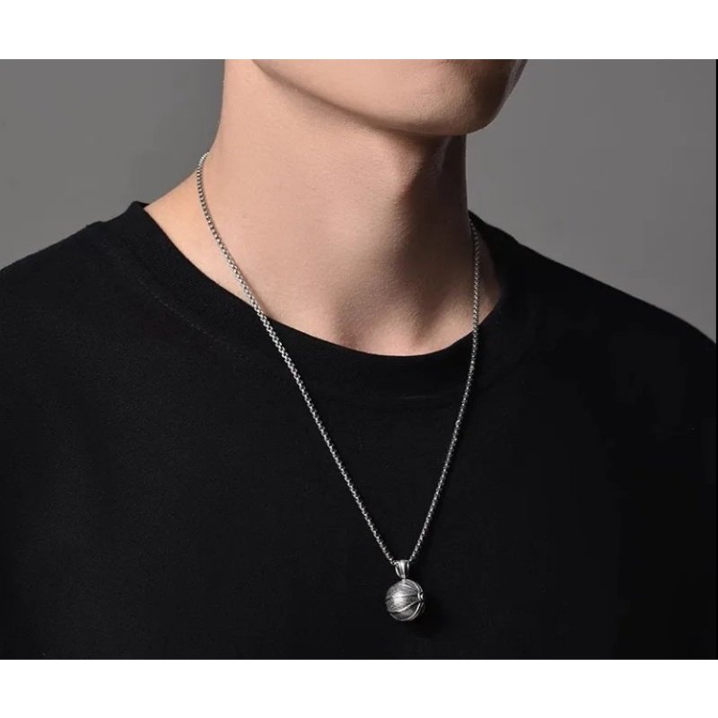 Openable Basketball Pendant With Championship Trophy Kobe Necklace - Image 5