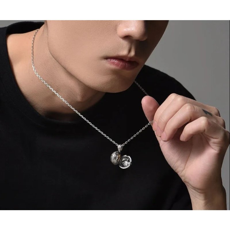 Openable Basketball Pendant With Championship Trophy Kobe Necklace - Image 2